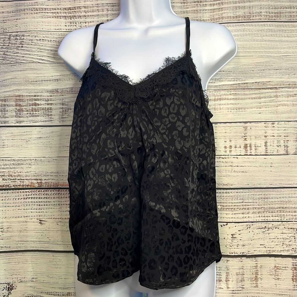 RACHEL ROY Black Slip Cami Top | Size XS